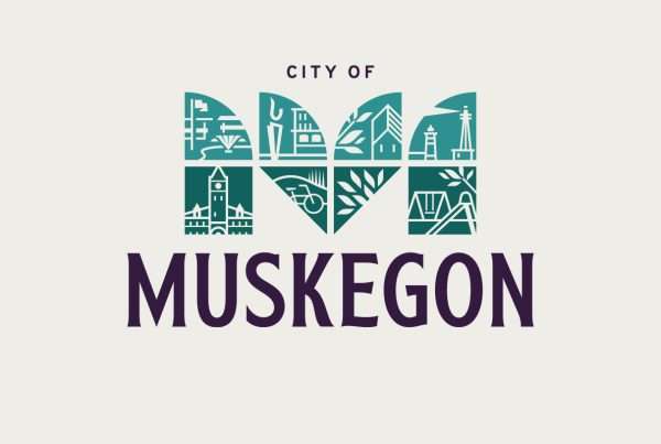 city of muskegon logo kindred marketing