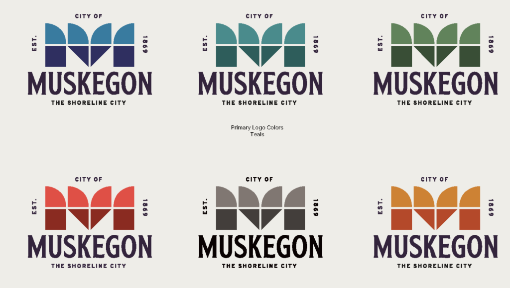 city of muskegon logo kindred marketing