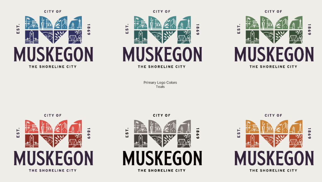 city of muskegon logo kindred marketing